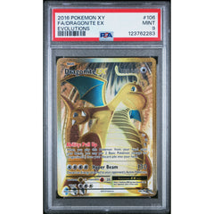 Pokémon TCG: Dragonite Ex #106 PSA 9 - Evolutions