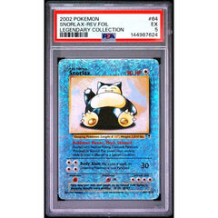 Pokémon TCG: Snorlax Reverse Holo #64 PSA 5 - Legendary Collection