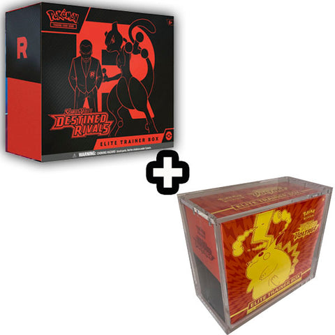 Pokémon TCG: Destined Rivals Elite Trainer Box + Akryl Case - Bundle