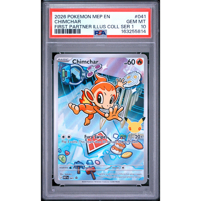 Pokémon TCG: Chimchar #041 PSA 10-163255814