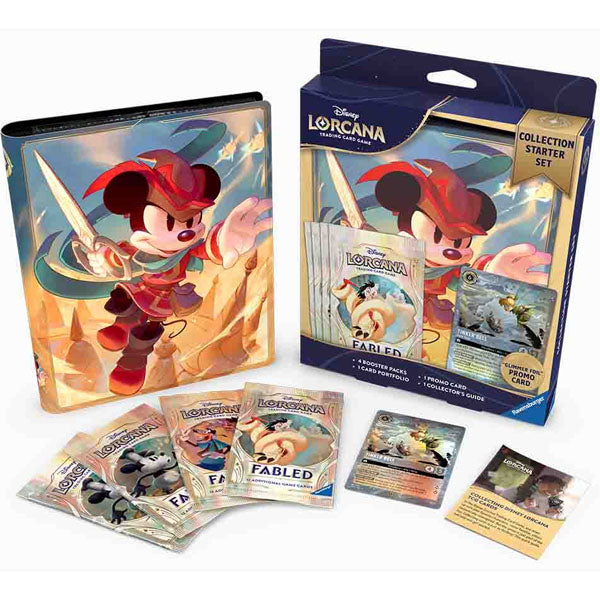 Disney Lorcana: Fabled - Collection Starter Set contents