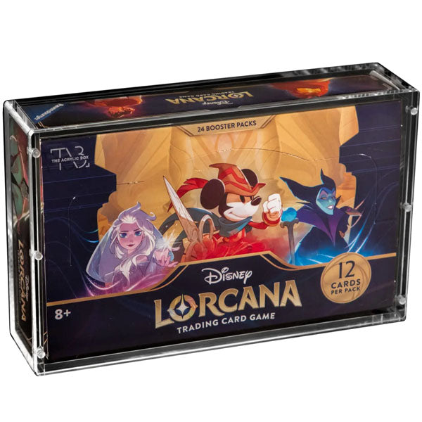 Buy The Acrylic Box: Disney Lorcana Booster Box Acrylic Case Rogerz Buy The Acrylic Box: Disney Lorcana Booster Box Acrylic Case Rogerz