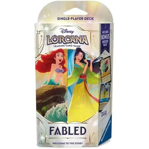 Disney Lorcana: Fabled Starter Deck - Ariel & Mulan (Amber/Sapphire)