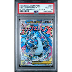 Pokémon TCG: Mega Charizard X Ex #023 PSA 10 - Mega Evolution Promo