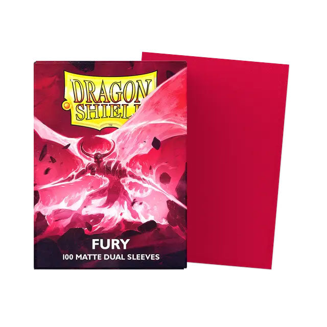 Dragon Shield Matte Dual Sleeves Fury Red