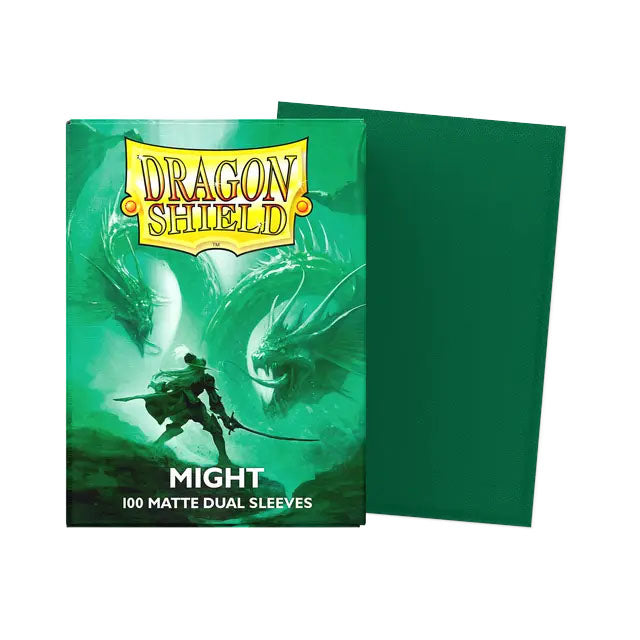 Dragon Shield Matte Dual Sleeves Might Green