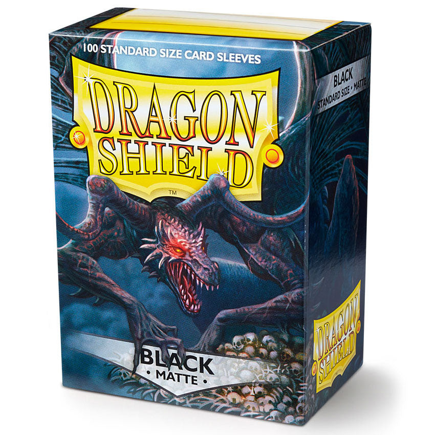 Dragon Shield -  Matte Black Sleeves - 100 stk.