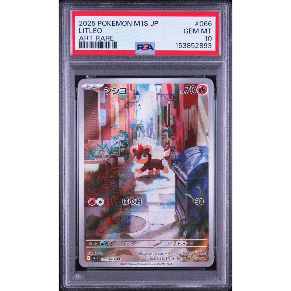 Pokémon TCG: Litleo #066 PSA 10 - Japanese