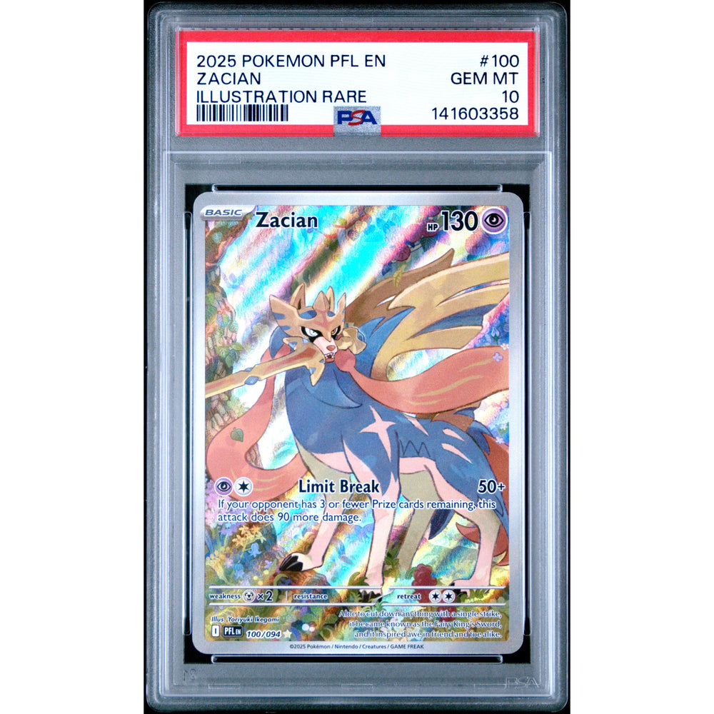 Pokémon TCG: Zacian #100 PSA 10