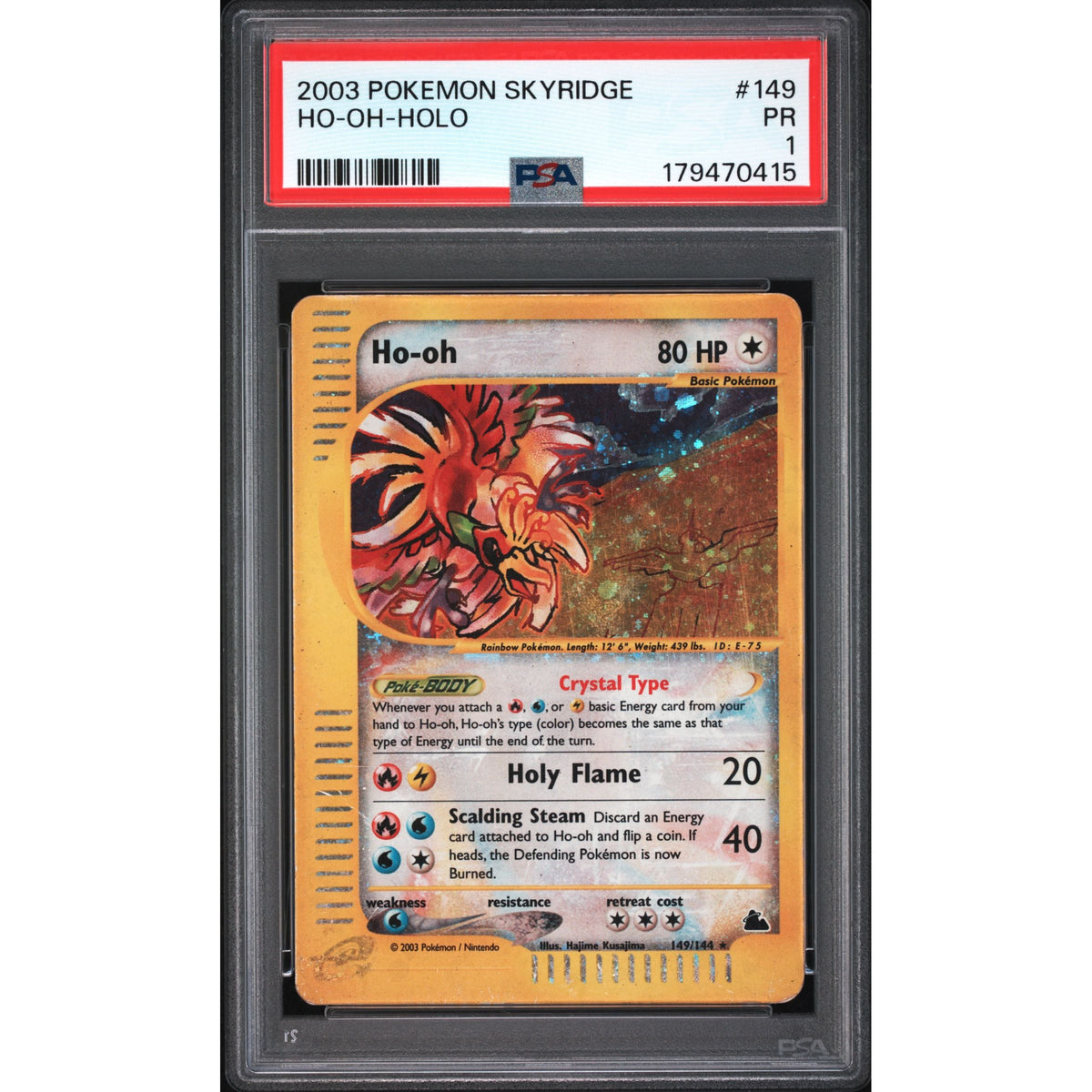 Pokémon TCG: Ho-Oh Holo #149 PSA 1-179470415
