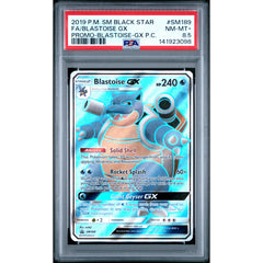 Pokémon TCG: Blastoise Gx #SM189 PSA 8.5