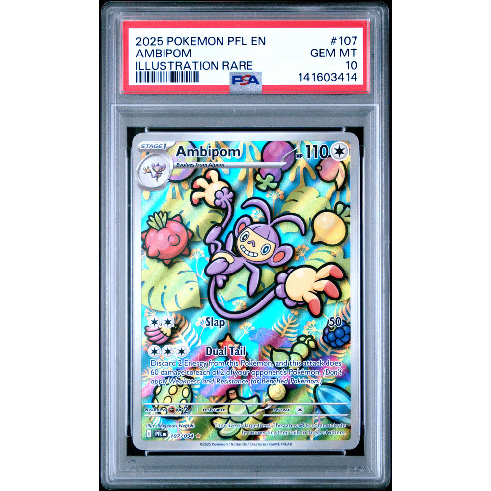 Pokémon TCG: Ambipom #107 PSA 10