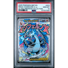Pokémon TCG: Mega Charizard X Ex #023 PSA 10 - Mega Evolution Promo