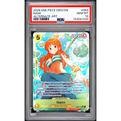 One Piece TCG: Nami #053 PSA 10