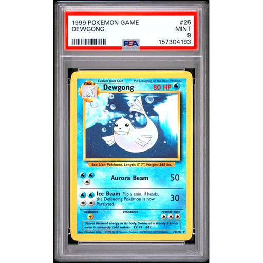 Pokémon TCG: Dewgong #25 PSA 9-157304193