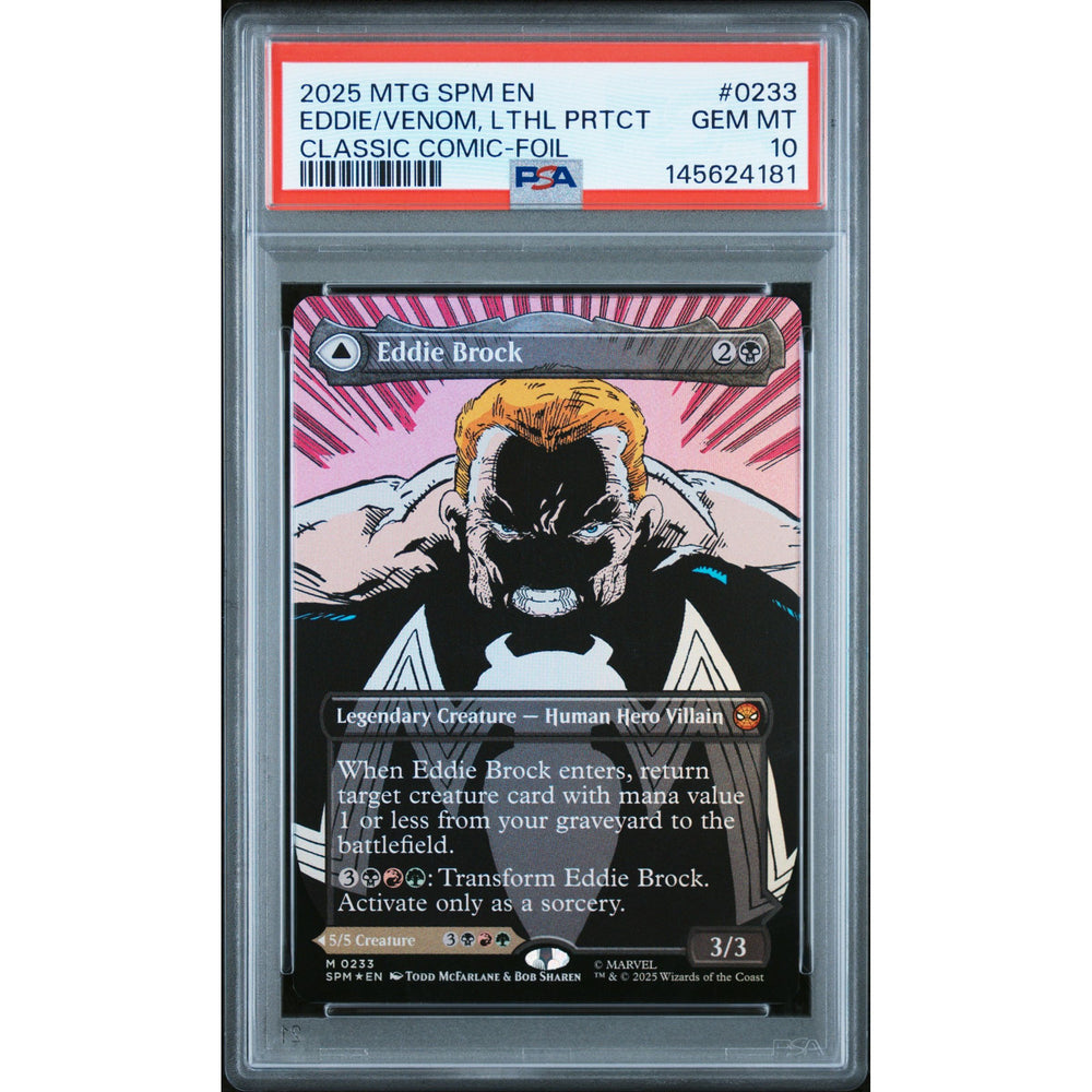 Pokémon samlarkortspel: Eddie/Venom, Lethal Protector #0233 PSA 10