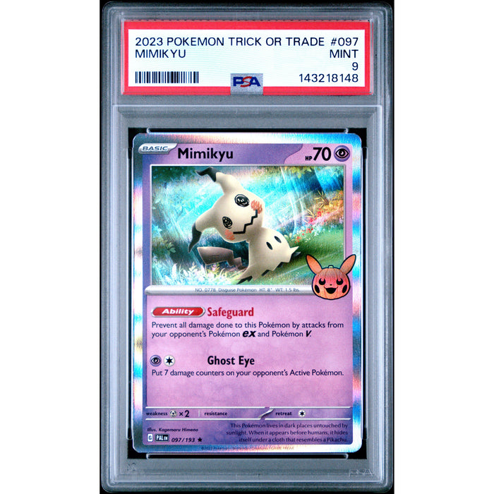 Pokémon TCG: Mimikyu #097 PSA 9 - Trick or Trade-143218148