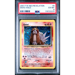 Pokémon TCG: Entei 6 PSA 6 Holo - Neo Revelation