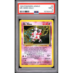 Pokémon TCG: Mr. Mime Holo #6 PSA 9 - Jungle