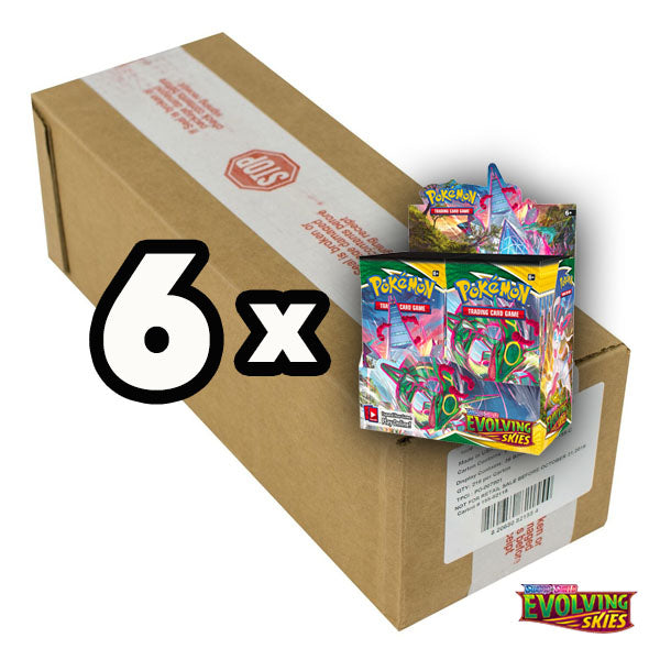 Buy Evolving Skies Booster Box Case - 6 Booster Boxes | Rogerz Buy Evolving Skies Booster Box Case - 6 Booster Boxes | Rogerz