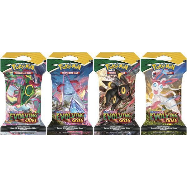 Pokémon TCG: Evolving Skies Booster Pack - Sleeved (Sword & Shield)
