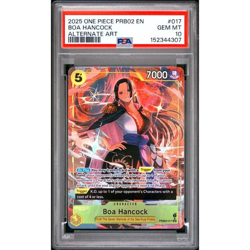 One Piece TCG: Boa Hancock #017 PSA 10-152344307