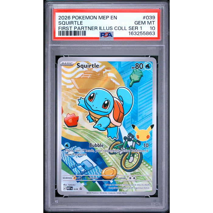 Pokémon TCG: Squirtle #039 PSA 10-163255863