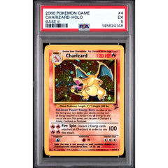Pokémon TCG: Charizard #4 PSA 5 Holo - Base Set 2