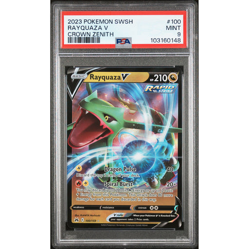 Pokémon TCG: Rayquaza V #100 PSA 9