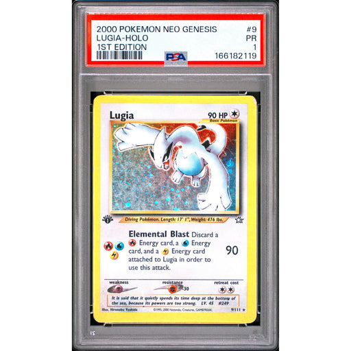 Pokémon TCG: Lugia Holo #9 PSA 1-166182119