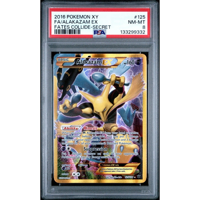 Pokémon TCG: Alakazam Ex #125 PSA 8-133299332