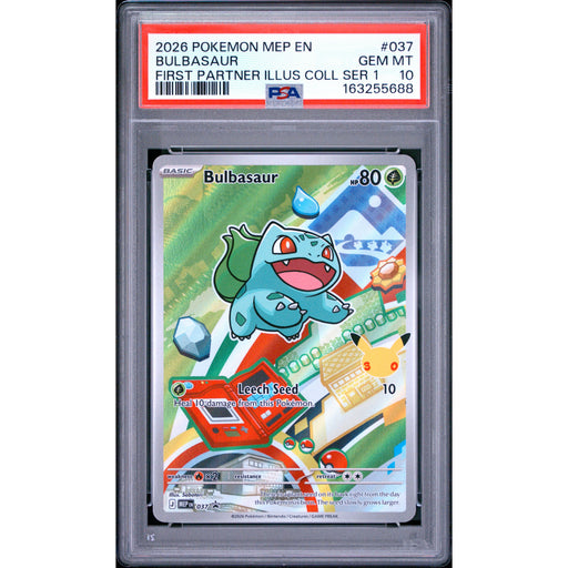 Pokémon TCG: Bulbasaur #037 PSA 10-163255688