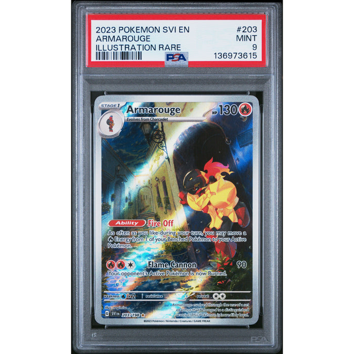 Pokémon TCG: Armarouge #203 PSA 9-136973615