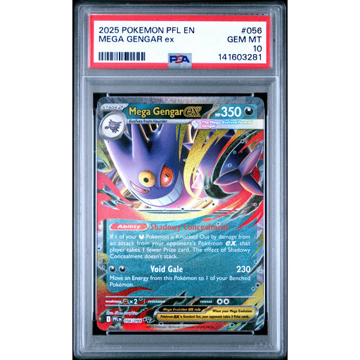 Pokémon TCG: Mega Gengar Ex #056 PSA 10-141603281
