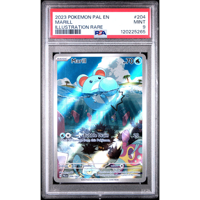Pokémon TCG: Marill #204 PSA 9-120225265
