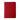 A closed, plain red TCGpicks: Samlekortmappe [360 pockets 3X3] by Ml Trading, with rounded corners, is viewed from above against a white background—a stylish binder ideal for storing trading cards.