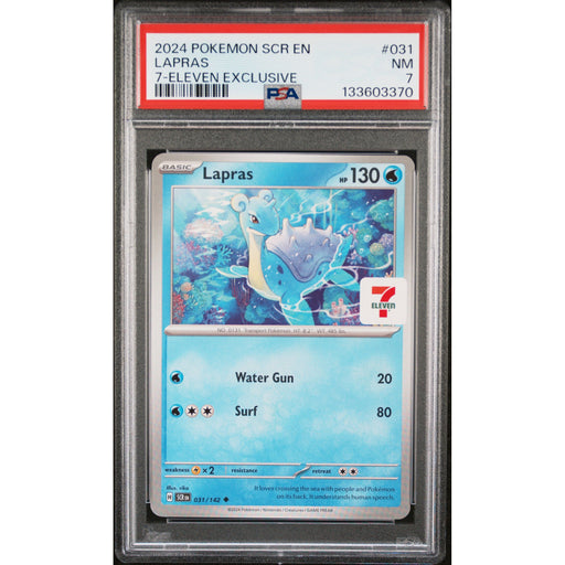 Pokémon TCG: Lapras #031 PSA 7 - 7 Eleven