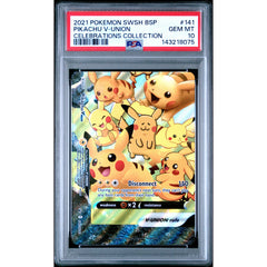 Pokémon TCG: Pikachu V-Union #141 PSA 10 - Sword & Shield Black Star Promo