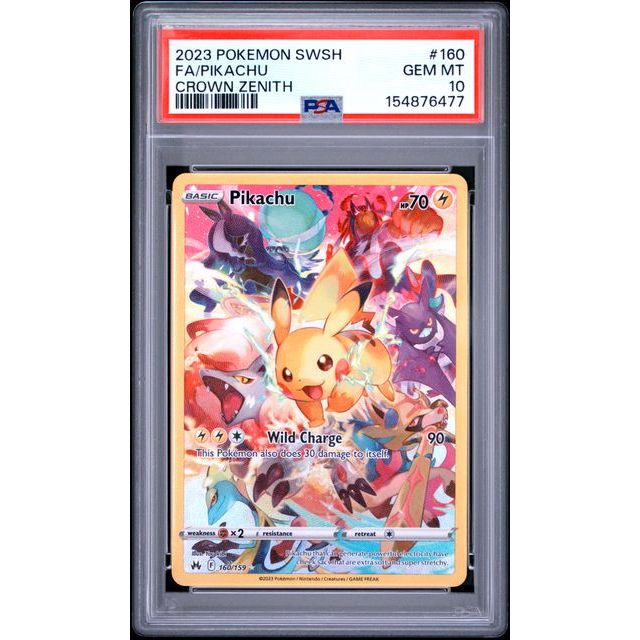 Pokémon TCG: Pikachu #160 PSA 10-154876477