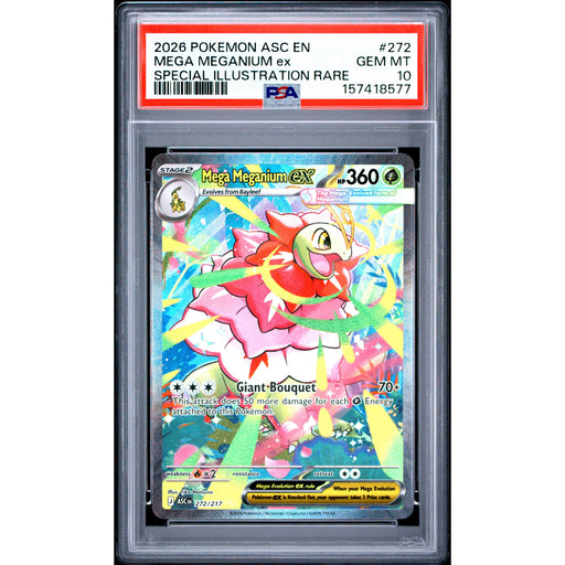 Pokémon TCG: Mega Meganium Ex #272 PSA 10-157418577