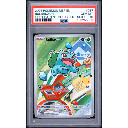 Pokémon TCG: Bulbasaur #037 PSA 10-163255865