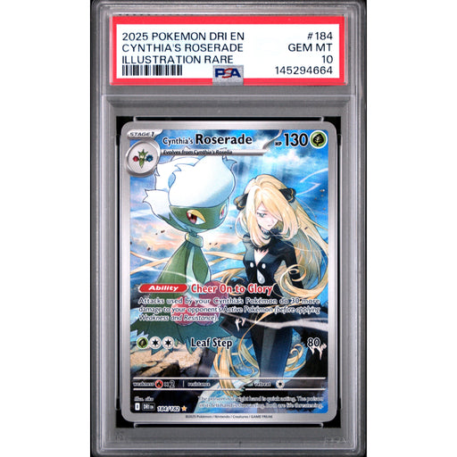 Pokémon TCG: Cynthia's Roserade #184 PSA 10 - Destined Rivals-145294664