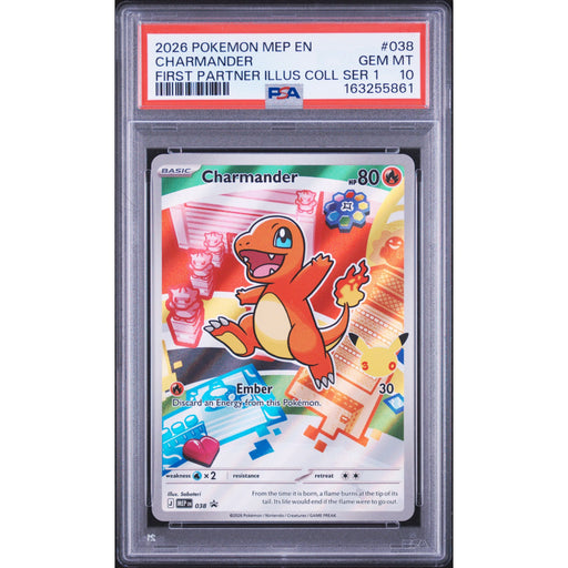 Pokémon TCG: Charmander #038 PSA 10-163255861