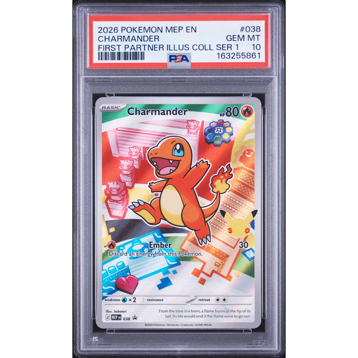 Pokémon TCG: Charmander #038 PSA 10-163255861