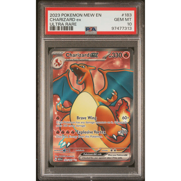 Pokémon TCG: Charizard Ex #183 PSA 10 - 151-97477313