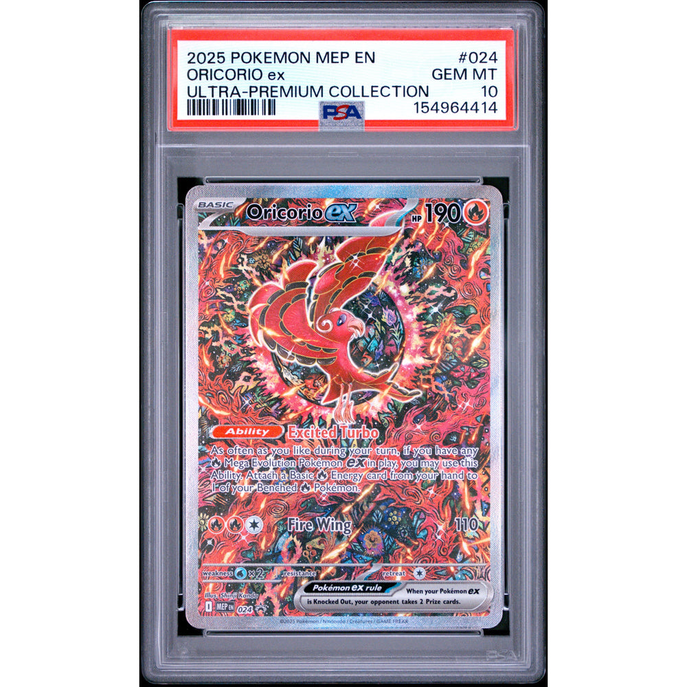 Pokémon TCG: Oricorio Ex #024 PSA 10