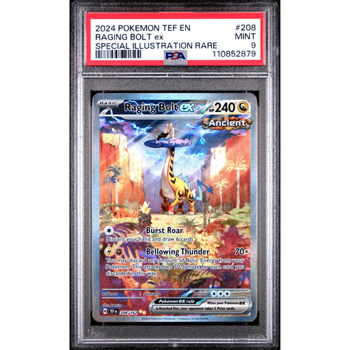 Pokémon TCG: Raging Bolt Ex #208 PSA 9-110852879
