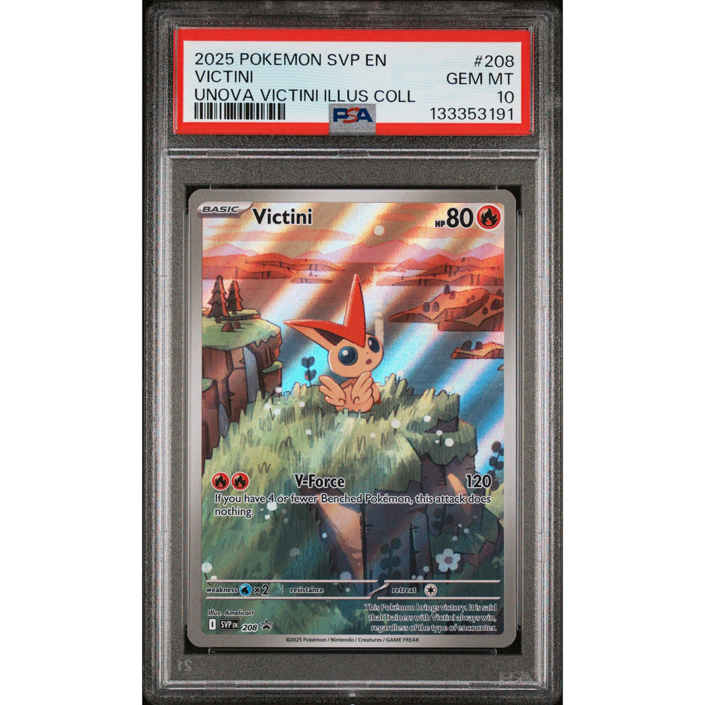 Pokémon TCG: Victini #208 PSA 10 - Scarlet & Violet Promo