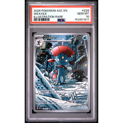 Pokémon TCG: Weavile #228 PSA 10 - Ascended Heroes