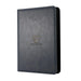 The Gemloader: Premium Samlekortmappe [1024 pockets 4X4] by Gemloader is a closed, dark gray leather binder with rounded corners and an embossed logo—perfect for TCG/CCG storage—shown against a white background.